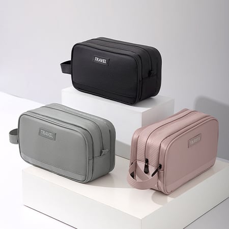 1 par de bolsos de mujer de poliéster de color liso y sencillos de la serie Simple