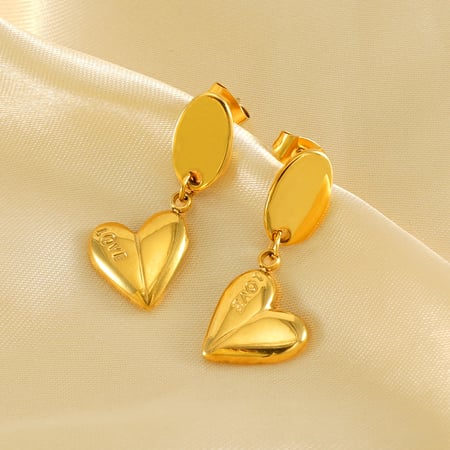 1 Pair Letter Love Women's Pendant Earrings 2