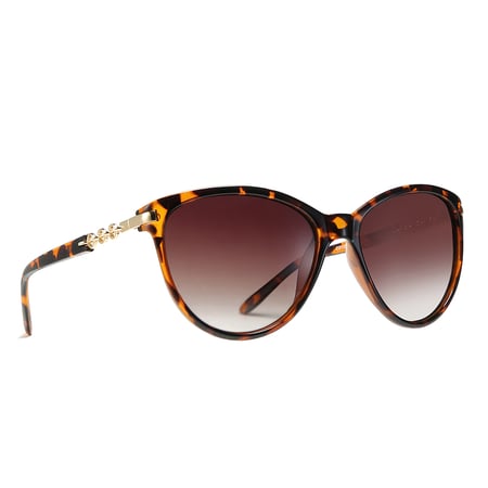 1 Pair Romantic Series Daily Semicircular Patchwork Durable Women's Sunglasses