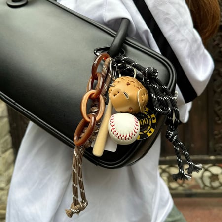 1 Piece Simple Series Casual Chain PU Women's Bag Charms 2