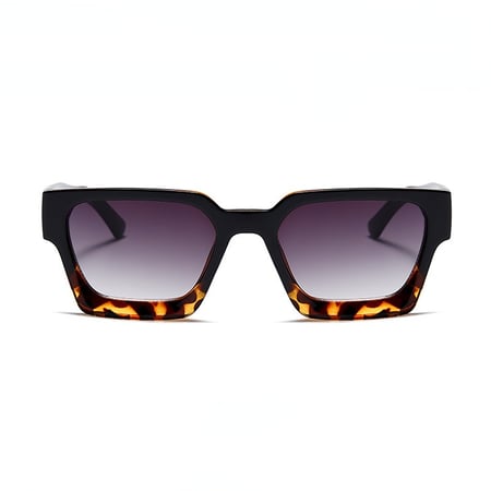 1 Stück Simple Series Lässige Unisex-Sonnenbrille aus Kunststoff mit Leopardenmuster 2