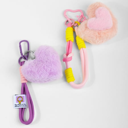 1 Stück Romantische Serie Sweet Heart Alloy Damen Taschenanhänger