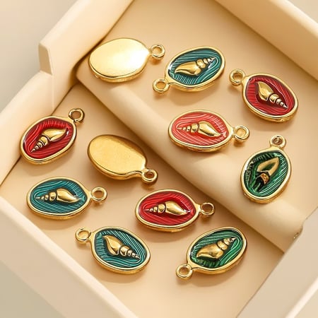 1 Piece Simple Series Retro Turtle Stainless Steel   Gold Color  Women's Pendants 2