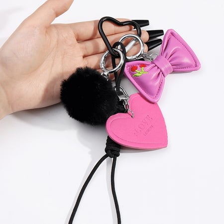 1 Stück Romantische Serie Süße Schleife Knoten Harz Damen Tasche Charms