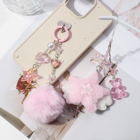 1 Piece Simple Series Sweet Bow Knot Resin Women's Bag Charms 2