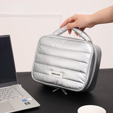Sac à main simple en nylon de couleur unie pour femme, 1 pièce 2