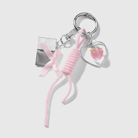 1 Piece Romantic Series Sweet Heart Alloy Women's Bag Charms