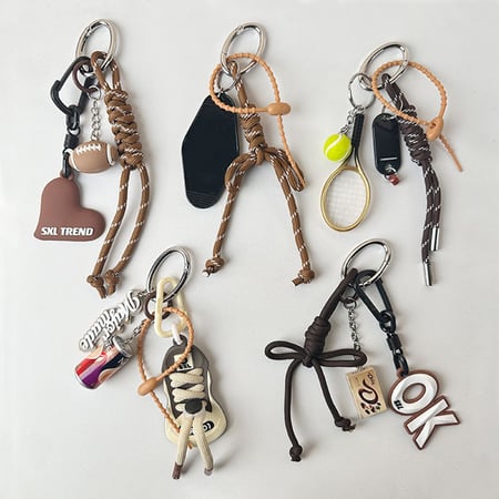 1 Stück Simple Series Casual Cartoon Alloy Unisex Taschenanhänger 2