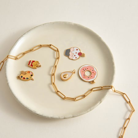 1 Stück Simple Series Simple Chain Edelstahl Goldfarben Damenketten 2