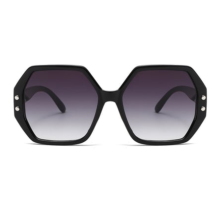 1  Pair of Stylish Large Leopard - print Square - frame Women's Sunglasses