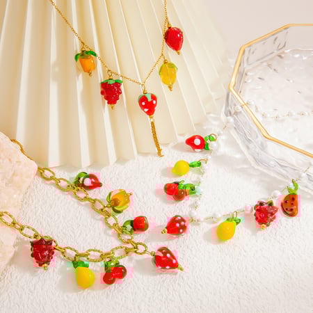 collier avec pendentif en forme de cœur en acier inoxydable plaqué or  pour femme, série romantique, 1 pièce