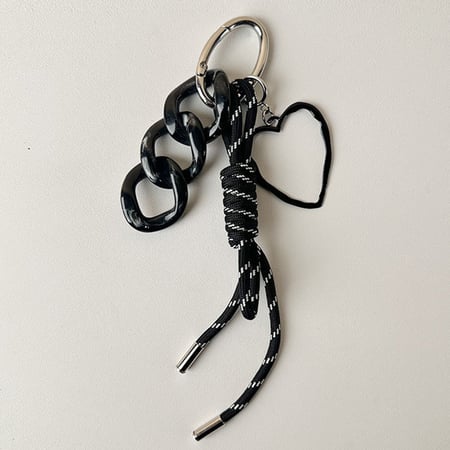 1 Piece Sport Series Black Color Women's Bag Charms