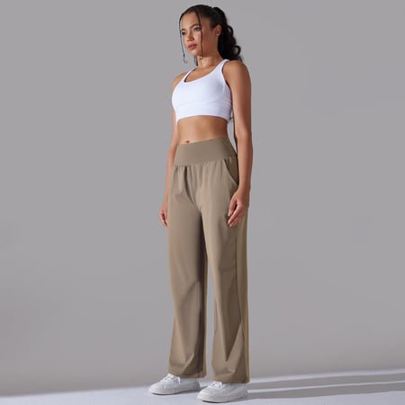 1 Piece High Waisted Comfortable and Super Elastic  Women's Sports  Casual Pants