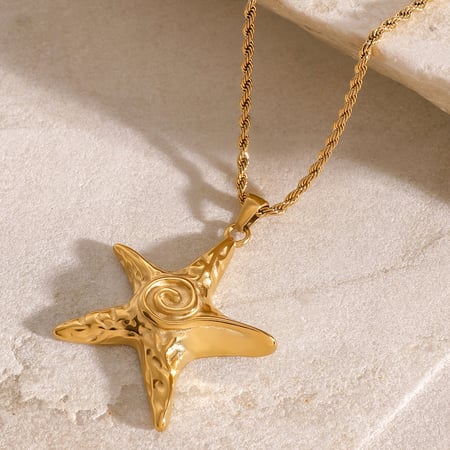 1 piece simple series vacation turtle stainless steel  gold plated women pendant necklaces 2