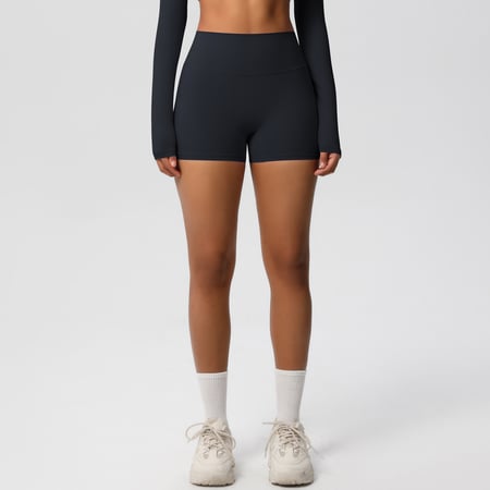 1 Piece High Elastic Comfortable and Breathable Yoga Shorts Women's  Outdoor Clothing 2