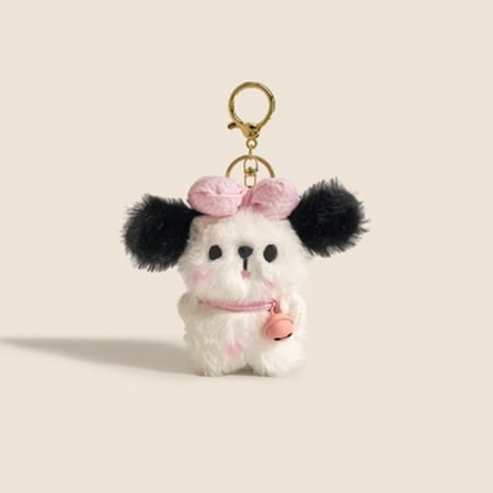 1 pieza de dijes para bolso de mujer de rayón con diseño de animales dulces de serie simple 2