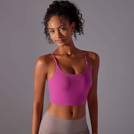 1 Piece Sweet  High Elasticity Sports Bra Women's Sport Clothing 2