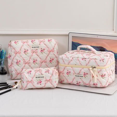 1 paire de sacs en coton pour femme, série Simple, avec nœud papillon