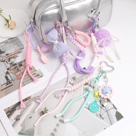 1 Stück Simple Series Sweet Bow Knot Alloy Damen Taschenanhänger 2