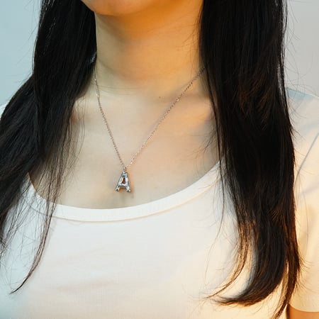 1 Piece Simple Series Daily Letter  Women's Pendant Necklaces