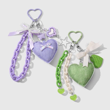 Daily Heart  Bag Charms 2