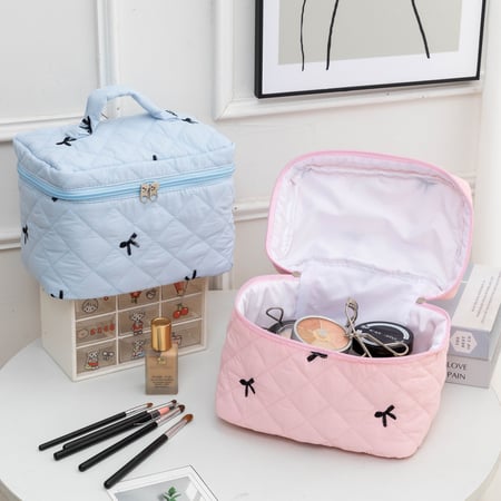 1 paire de sacs en coton pour femme, série Simple, avec nœud papillon 2