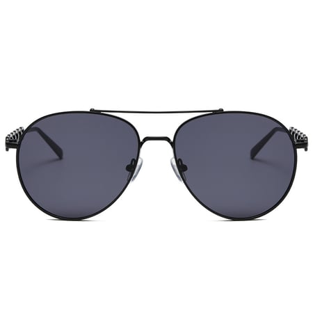 1 par de gafas de sol de aleación de color sólido y serie simple para mujer