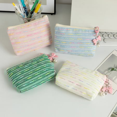 1 Piece Colorful Striped Women's Makeup Bags 2