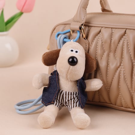 1 pièce de breloques de sac pour femme en rayonne, série simple, motif animal mignon 2