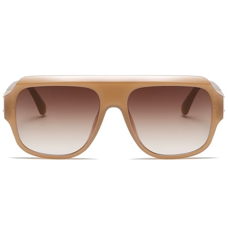 1 Pair Simple Series Casual Solid Color Plastic Women's Sunglasses