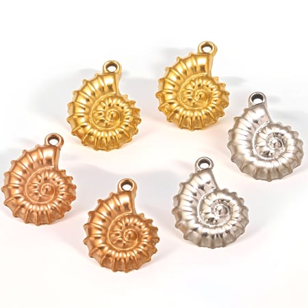 1 pair simple series casual turtle  gold plated women pendants 2