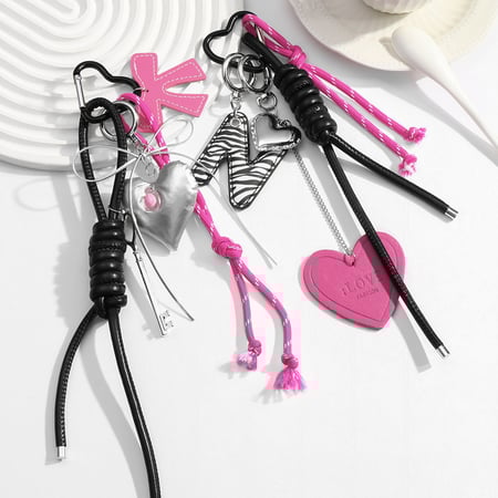 1 Stück Romantische Serie Sweet Heart Alloy Damen Taschenanhänger 2