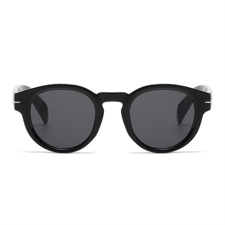 1 Piece Simple Series Retro Solid Color Plastic Women's Sunglasses