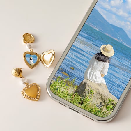 1 Pair Luxurious Series Retro Seashell Stainless Steel Gold Color Women's DIY Drop Earrings 2