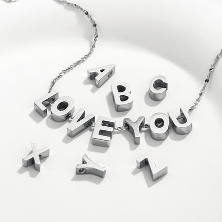 1 Paar einfache Serie Casual Letter Unisex Anhänger 2
