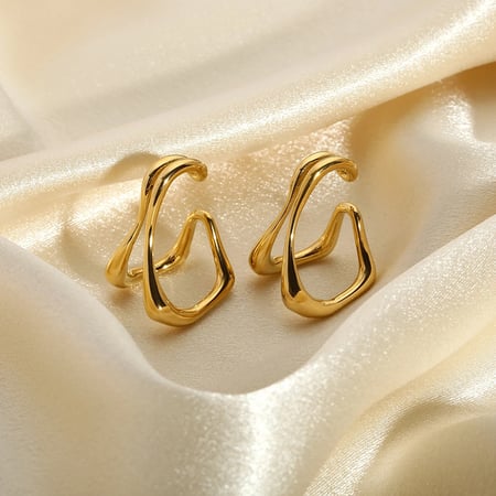 Light Luxury Geometric and Niche - designed Women's Ear Clips 2