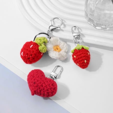 1 pieza de dijes para bolso de mujer de aleación de plantas lindas de serie simple 2