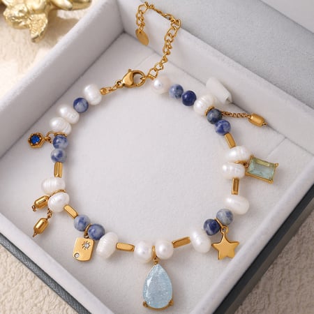 Retro Altın Renkli Charm Bilezikler