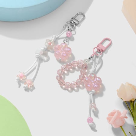 Flower Bag Charms 2