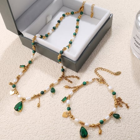 Retro Altın Renkli Charm Bilezikler 2