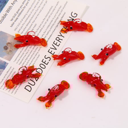 1 Stück Urlaubs-Hummer-Glasperlen zum Selbermachen von Schmuck 2