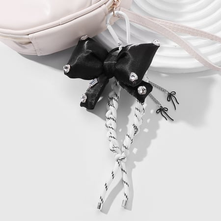 Puff Bow Knot  Bag Charms