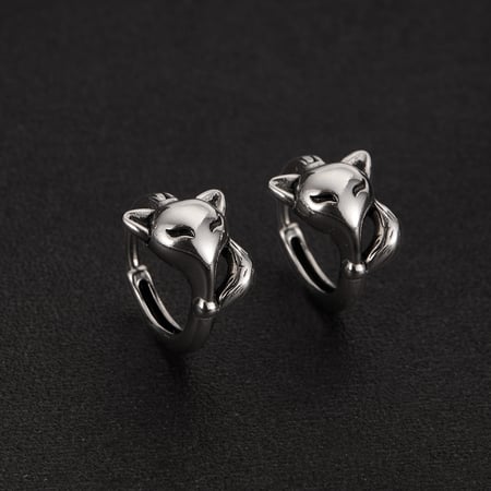 1 Stück Simple Series Hip-Pop/Rock Tier Edelstahl Herren Herren Ohrringe