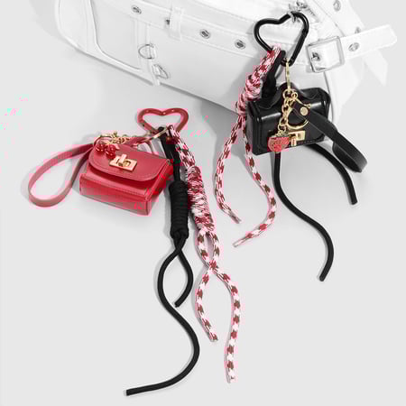 Retro Mini Bag Shape Bag Charms 2