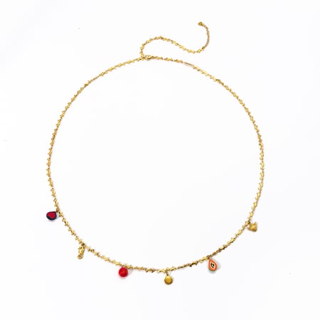 Exquisite Vacation Fruits Stainless Steel Gold Color Women's Waist Cha