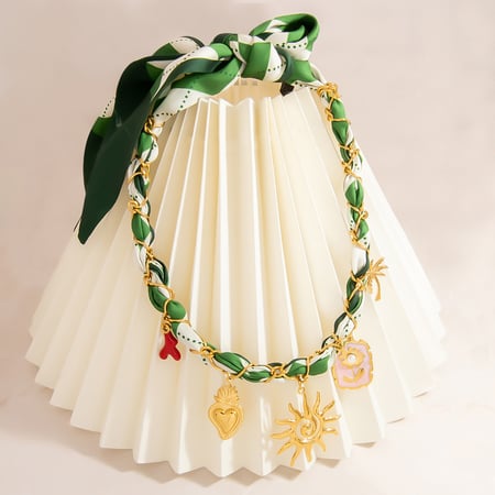 Modern Stainless Steel Gold Color Pendant Necklaces