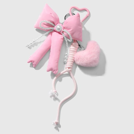 1 Adet Basit Seri Tatlı Fiyonk Düğüm Alaşım Kadın Çanta Süsleri