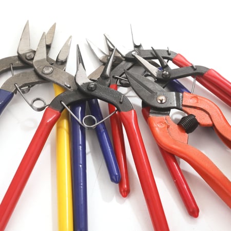 1 pezzo di pinze semplici e resistenti in ferro per lavori di gioielleria fai da te