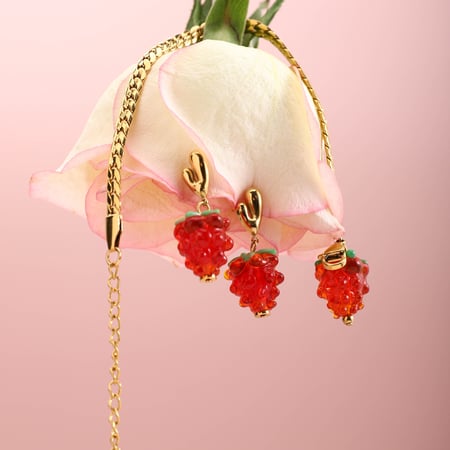 Sweet Berry Drop Earrings 2