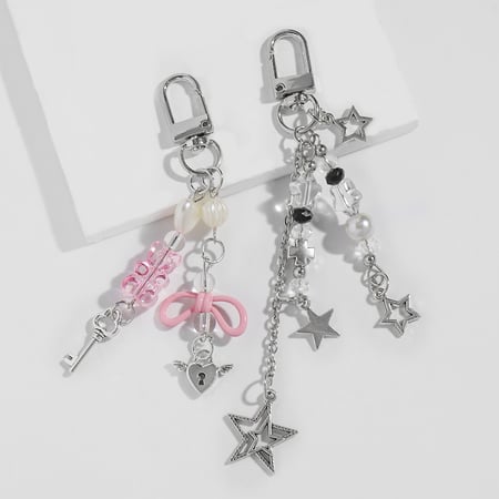 1 pieza de dijes para bolso de mujer de aleación de estrella de serie simple sin material chapado 2